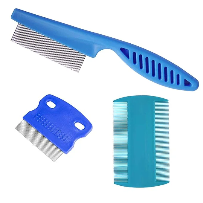 Eco-Friendly 3 Pcs Pet Comb Tear Stain Remover Combs for Dogs Dog Comb High-Grade