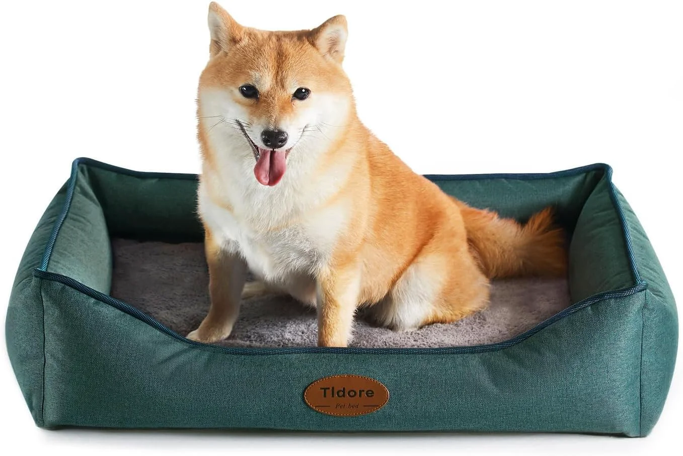Quality Orthopedic Dog Beds for Medium Dogs Durable Egg Crate Foam Sofa Dog Bed wit Washable Removable Cover Waterproof Lining Pet Bed for Large Dogs Olive Green 26.4 L x 21.7 W x 6.2 Th Stylish