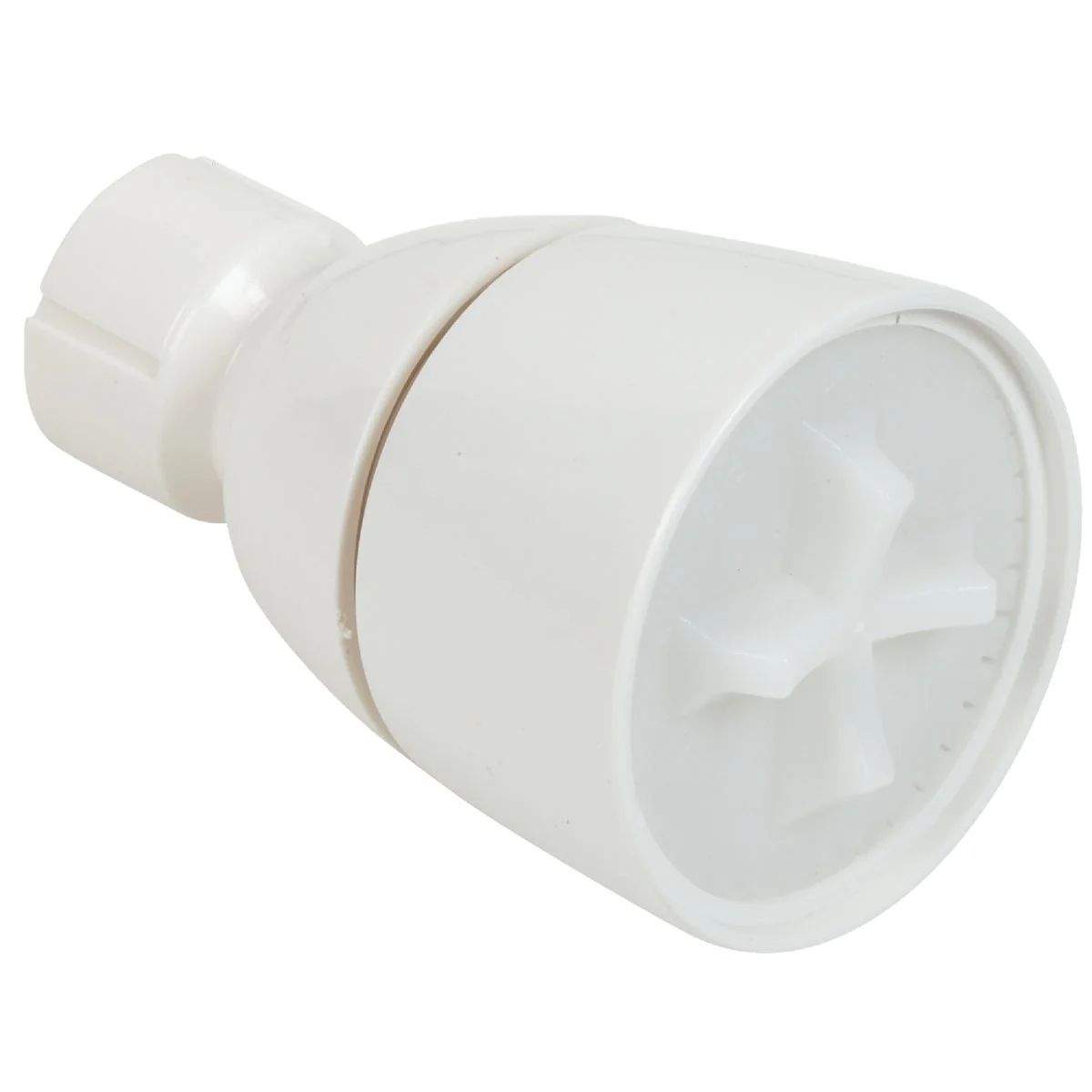High-Quality Home Impressions 1-Spray 2.5 GPM Fixed Showerhead White Durable