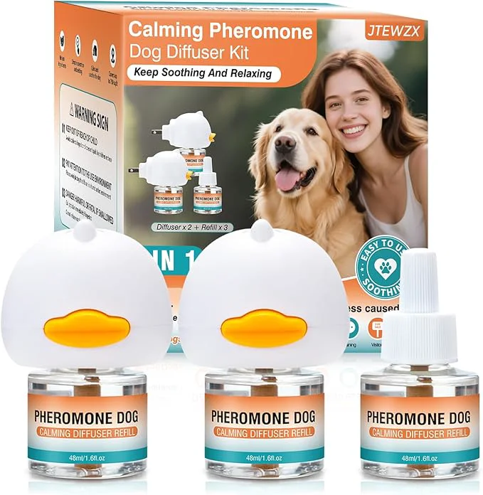 Trusted Dog Calming Pheromones Appeasing Pheromone Diffuser for Anxiety Relief Diffuser to Calm Pet 5 in 1 Advanced KitAbout This Original Design