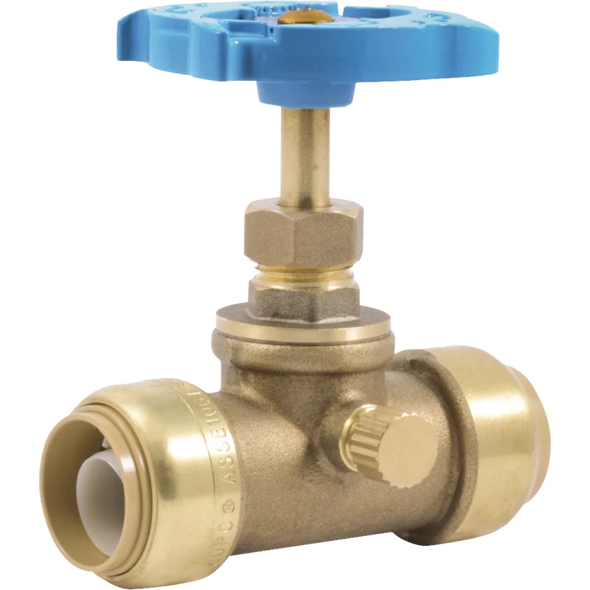 Versatile Sharkbite 3 4 In. SB x 3 4 In. SB Brass Push-to-Connect Gate Valve Reusable