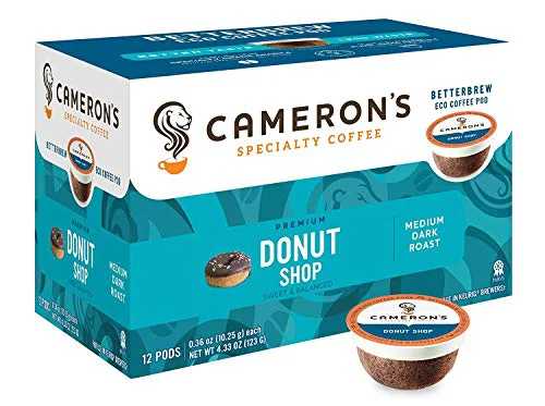 Contemporary Donut Shop Blend Single Serve Pods 25.98 Ounce Reusable