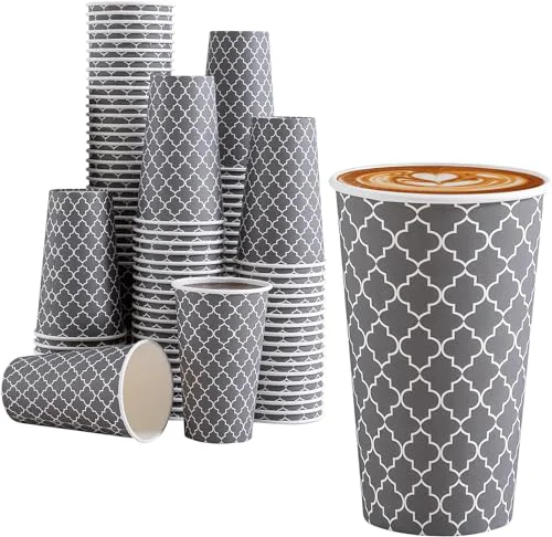 Practical Coffee Cups 16 oz 180 Pack 180 Count Solid