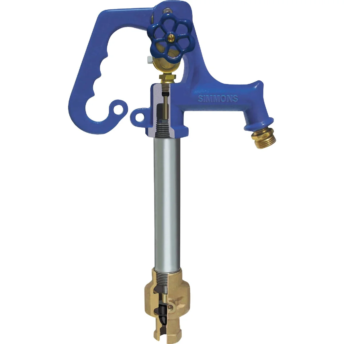 Traditional Simmons Domestic Lead 2 Ft. Frost-Proof Yard Hydrant for Use in California Versatile