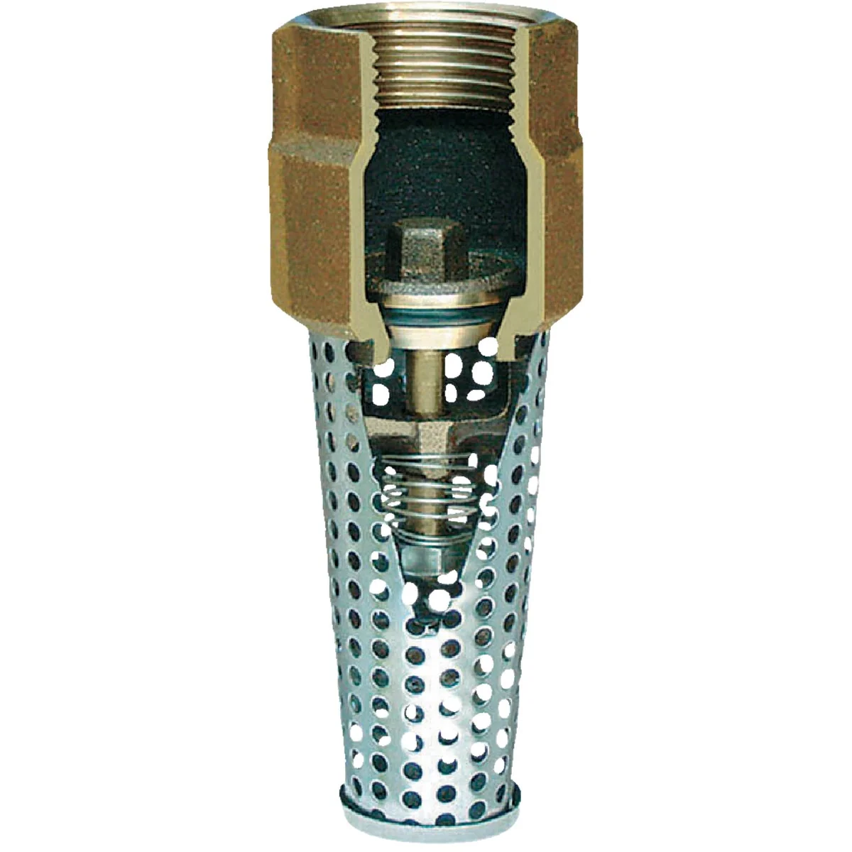 User-Friendly Simmons 1-1 2 In. Silicon Bronze Foot Valve Lead Verified