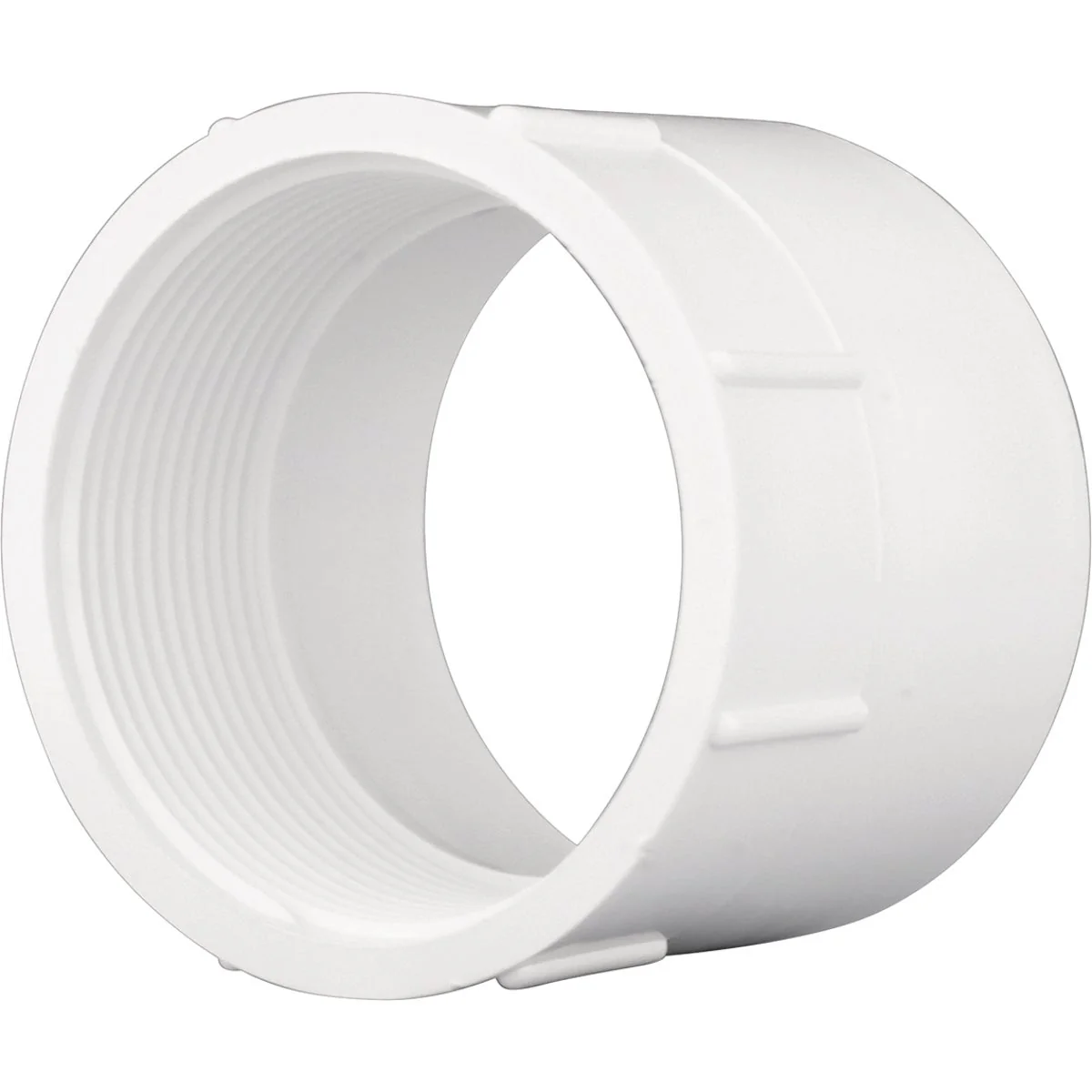 Certified Charlotte Pipe 6 In. Hub x 6 In. FPT Schedule 40 DWV PVC Adapter Unique
