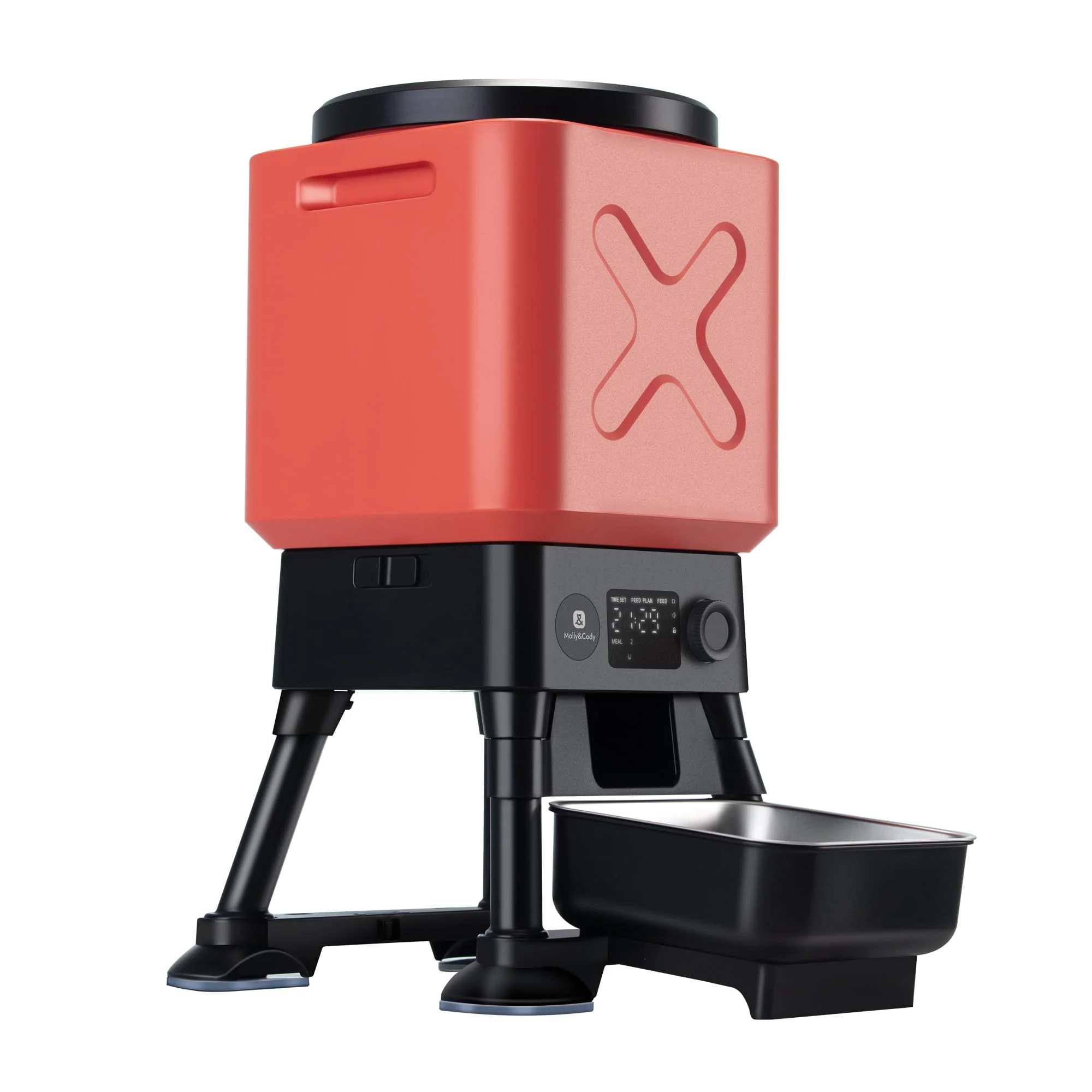High-Grade MOLLY CODY 14L Automatic Dog Feeder for Large Breeds – Extra Large Capacity Anti-Blockage Dual Power Fast