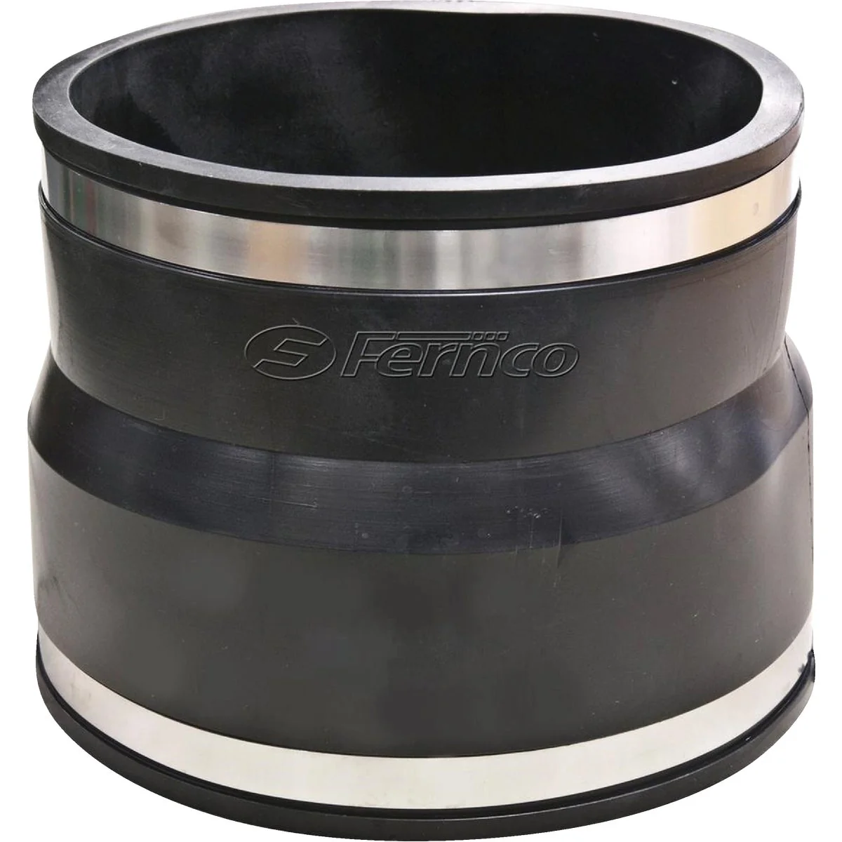 Easy-to-Use Fernco 6 In. x 6 In. Clay to Cast Iron or Plastic Flexible PVC Coupling Clean