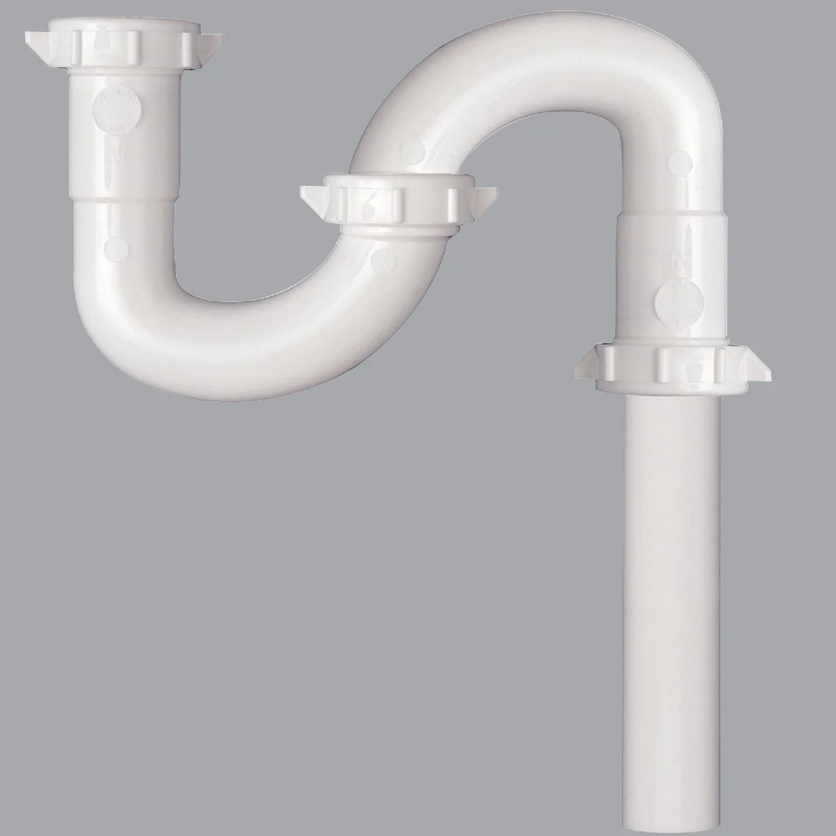 First-Class Do it 1-1 2 In. or 1-1 4 In. White Plastic S-Trap Carefully Designed