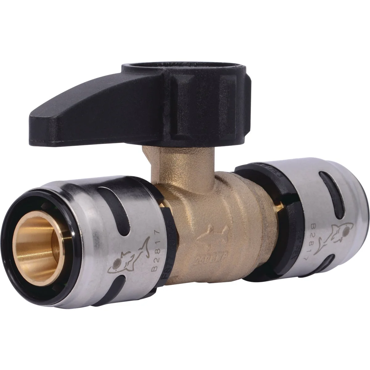 Smart SharkBite EvoPex 3 4 In. x 3 4 In. Push-to-Connect Plastic Ball Valve Fine