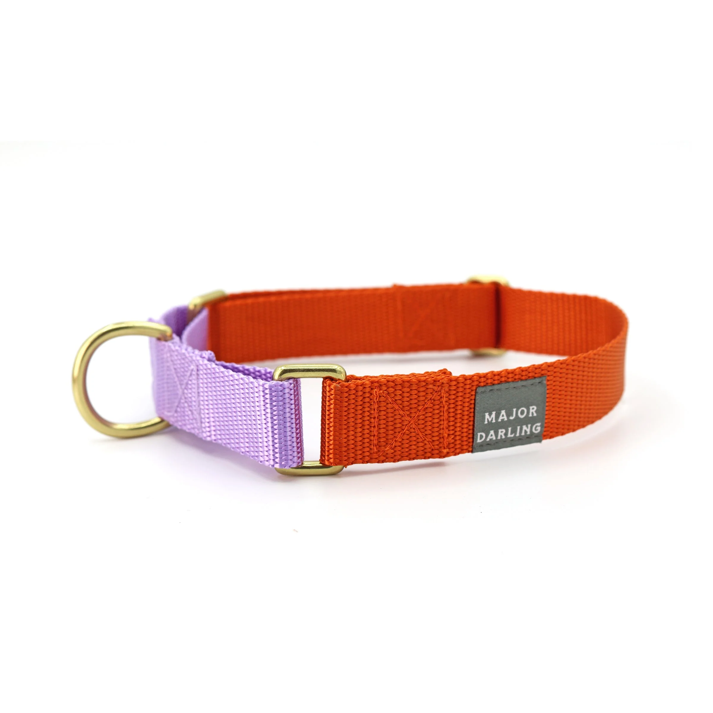 Enhanced martingale collar orange lilac Breathable