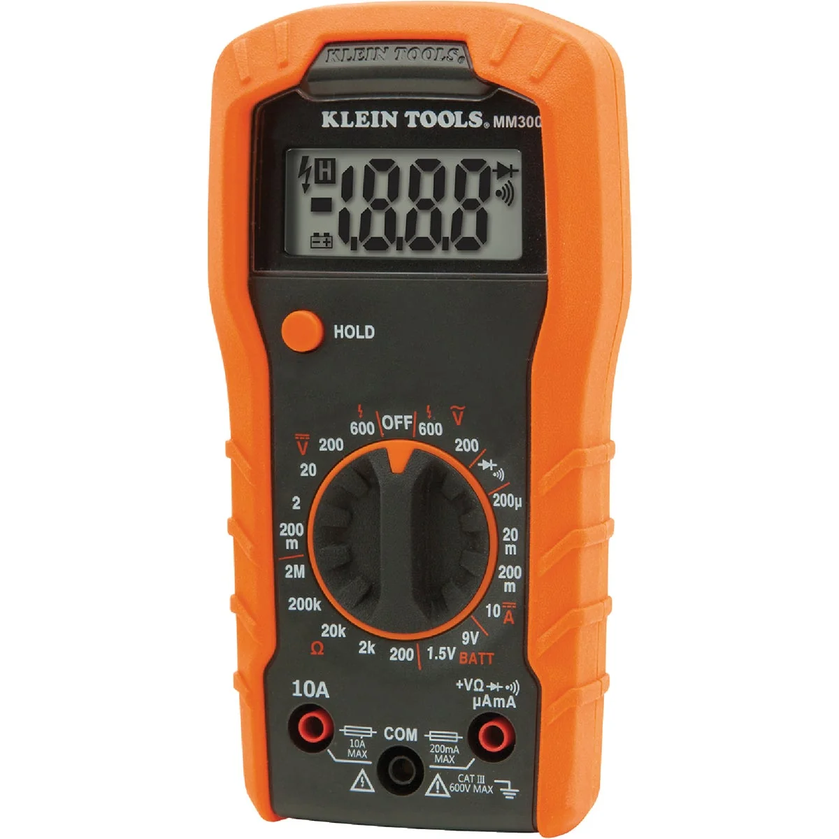 Dependable Klein 600V Manual Ranging Digital Multimeter Convenient