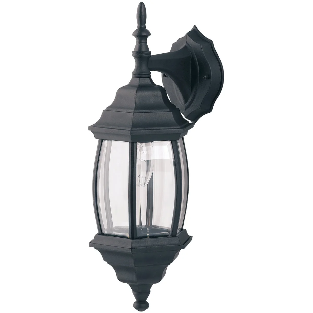Soft Home Impressions Black Incandescent Type A or B Outdoor Wall Light Fixture 2-Pack Expertly Made