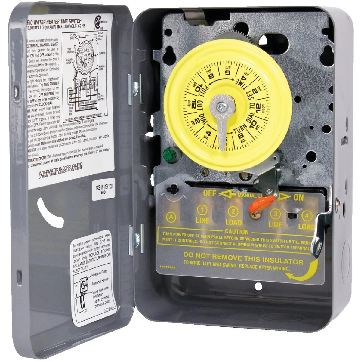Practical Intermatic 240V 40A 10 000W Water Heater Timer Specialty