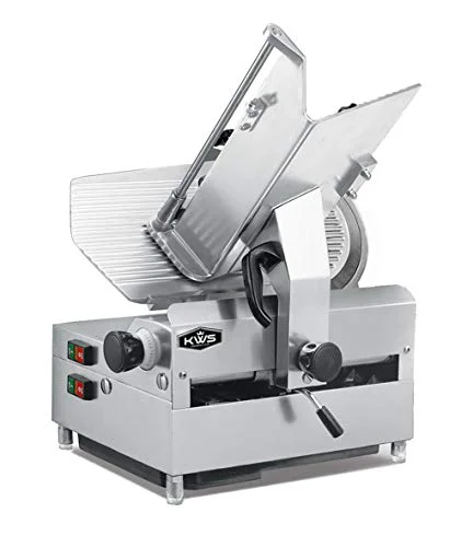 Refined MS 12A 1050W Countertop Model Commercial Automatic Electric Meat Slicer with Stainless Steel Blade High-End