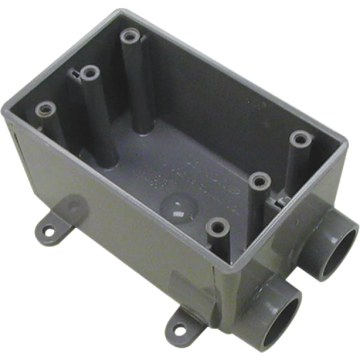 Consistent Carlon 1-Gang PVC Molded Rigid Non-Metallic Dead-End Termination Wall Box 1 In. Outlet Exclusive