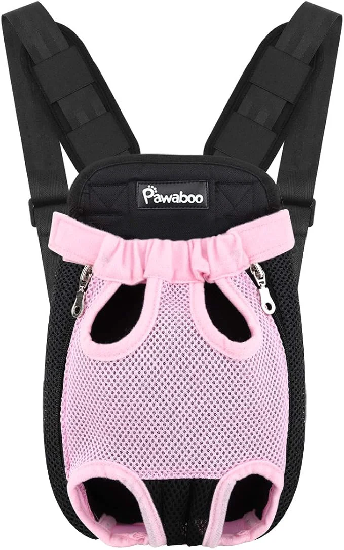 Original Pawaboo Pet Carrier Backpack Adjustable Pet Front Cat Dog Carrier Backpack Authentic
