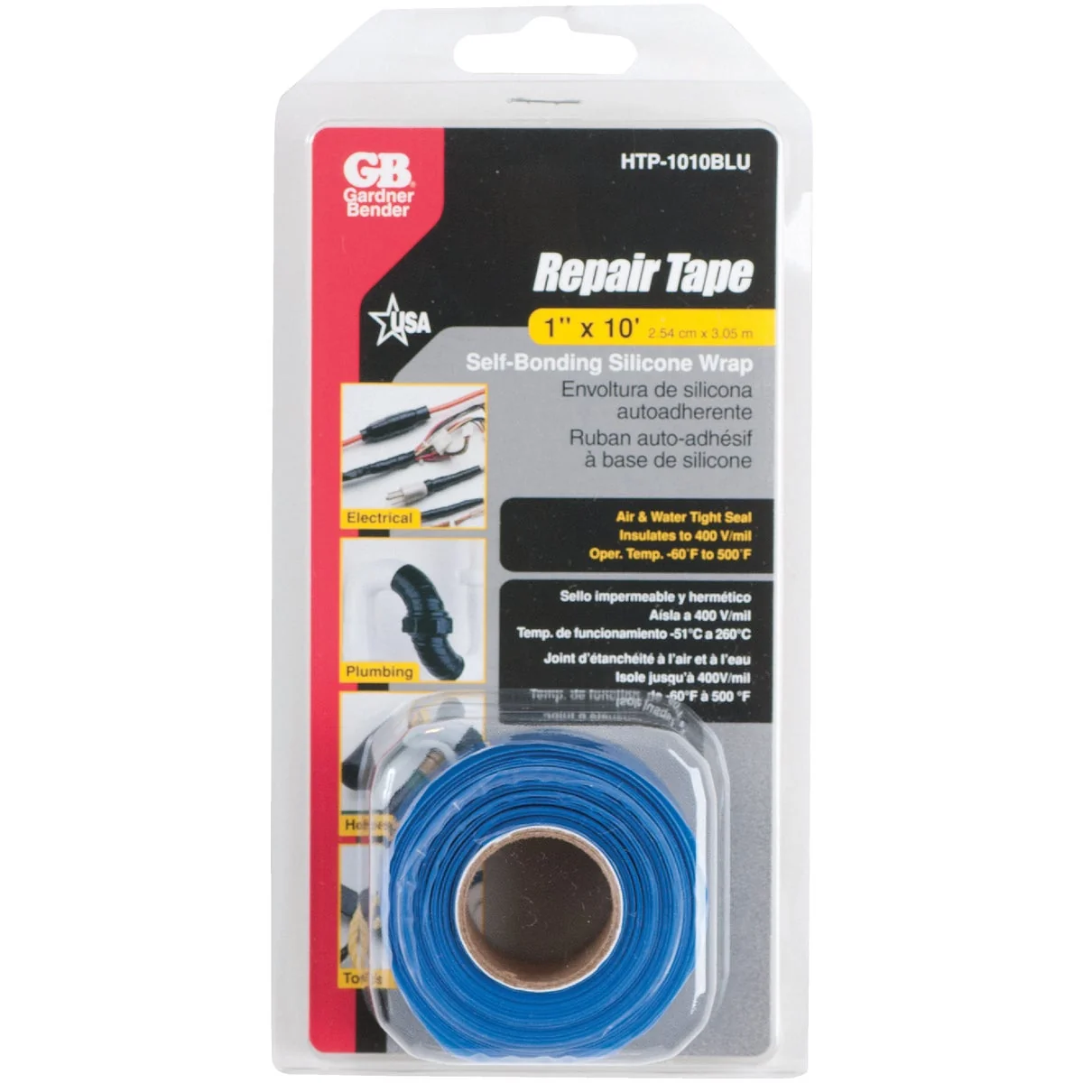 Durable Gardner Bender Blue 1 In. x 10 Ft. Self-Sealing Tape Consistent