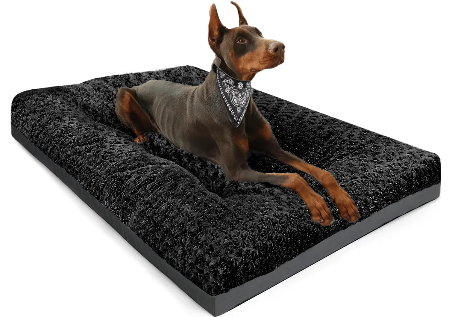 Professional POCBLUE Extra Large Dog Bed 47×29 in Plush Washable XXL Kennel Pad Pure