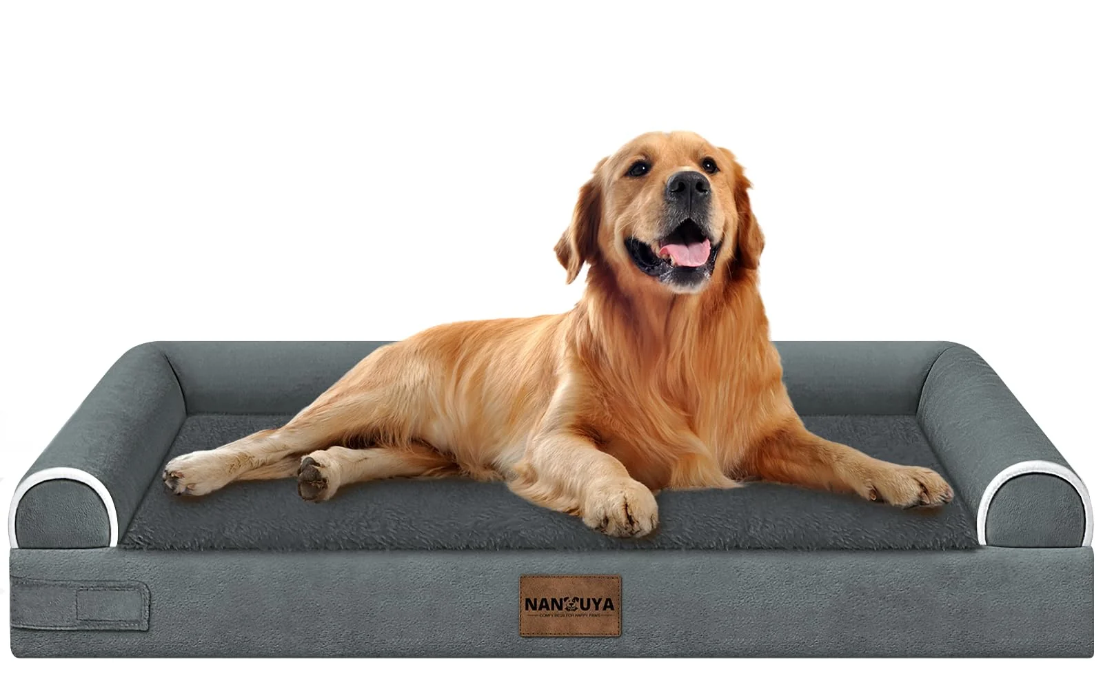 Convenient NANUYA Large Dog Bed Orthopedic Washable – XL Memory Foam Waterproof Cover Unique