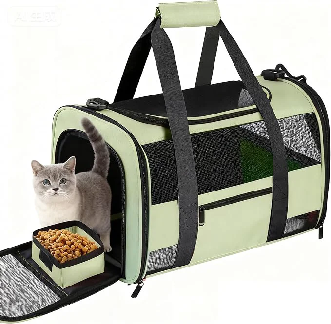 Selected Soft Side Cat Carrier Airline Solid