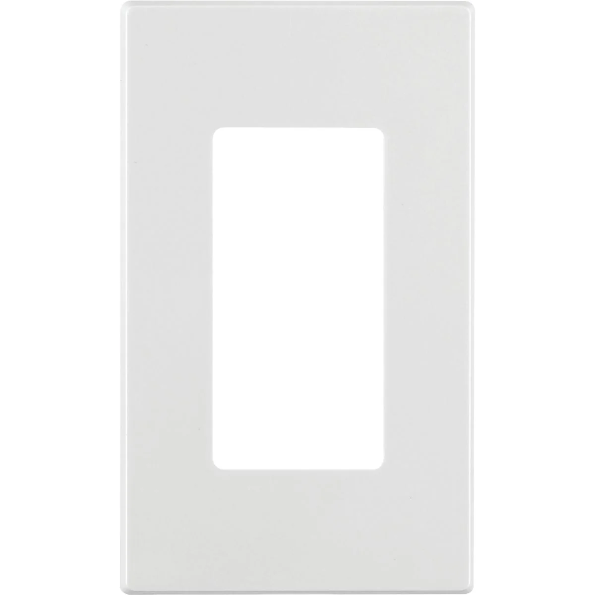 Selected Leviton Decora Plus 1-Gang Poly Carbonate Screwless Decorator Wall Plate White Sophisticated