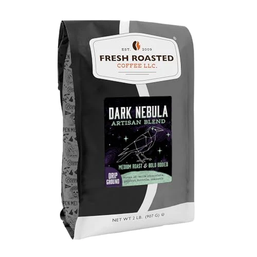Consistent Dark Nebula Drip Ground Coffee 32 Ounce Powerful