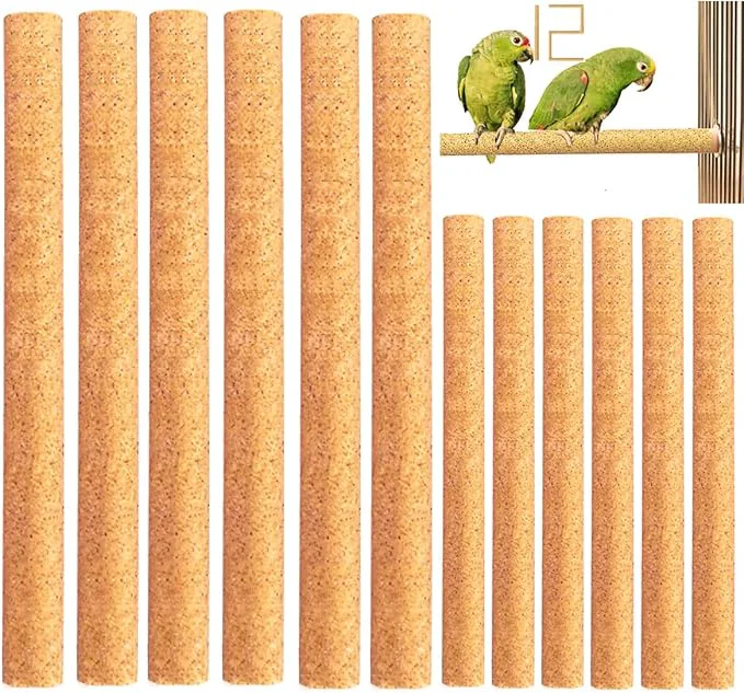 High-Performance 12Pcs Sand Perch Covers for Birds Easy-to-Use