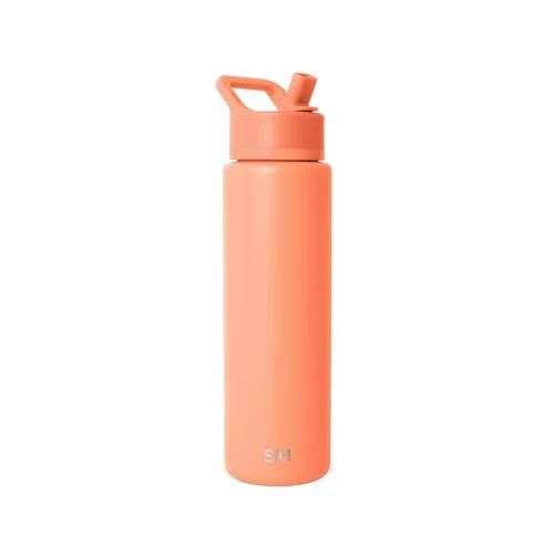 Versatile Insulated Water Bottle with Straw Comfortable