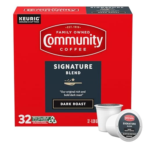 Powerful Signature Blend Dark Roast Single Serve Keurig K 32 Count Verified