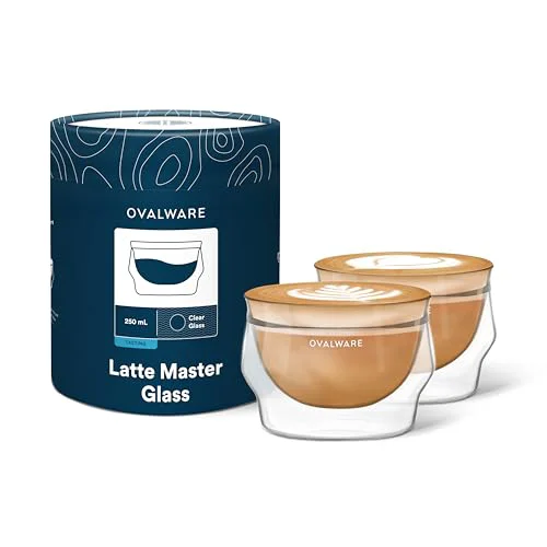 Trendy Double Wall Latte Art Cups 8.5oz 2 Count Carefully Designed