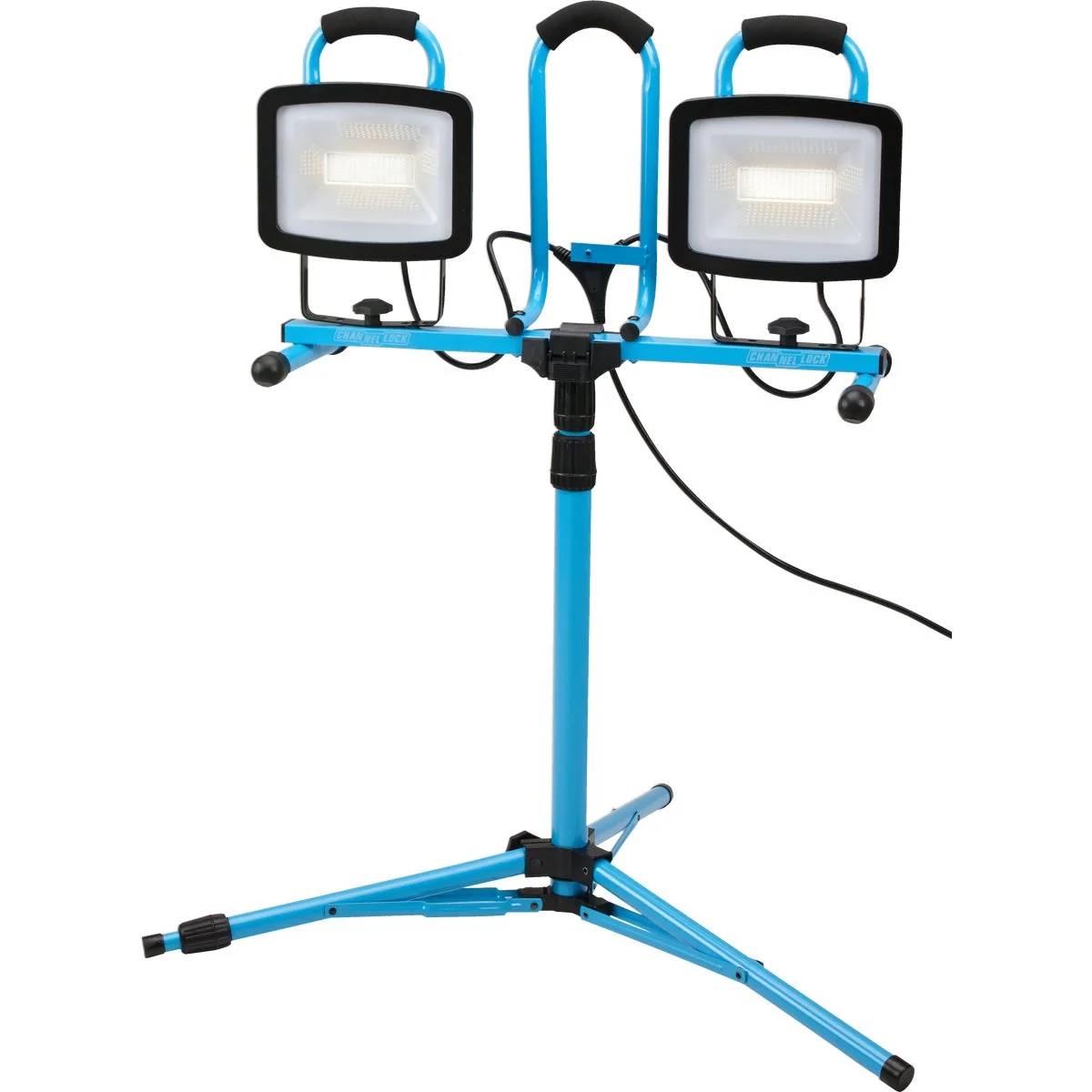 Healthy Channellock 13 200 Lm. LED Twin Head Tripod Stand-Up Work Light Trendy