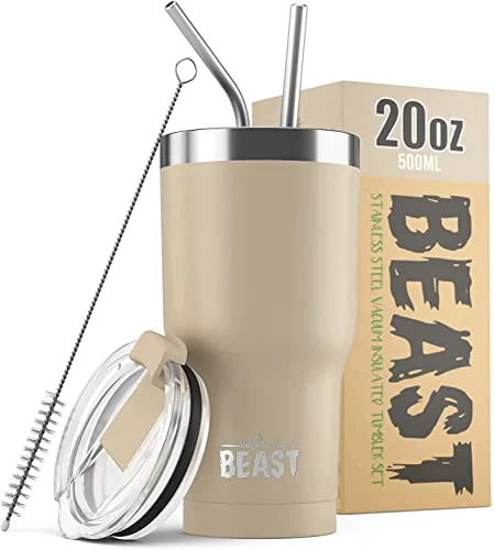 Premium Beast 20 oz Tumbler Stainless Steel Vacuum Insulated Coffee Ice Cup Double Wall Travel Flask Exceptional