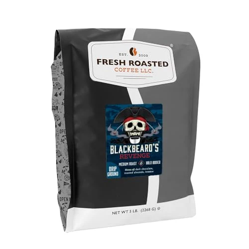 Superior Blackbeard’s Revenge Drip Ground Coffee 80 Ounce Powerful