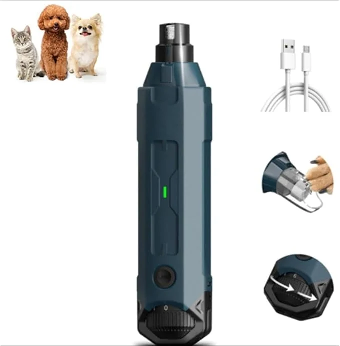 Lightweight pawyzie Dog Nailgrinder Quiet with 3 Ports 2 Speeds Pet Nail Clipper Grinder for Large Medium Small Dogs Puppies Cats Blue 1 About This Original