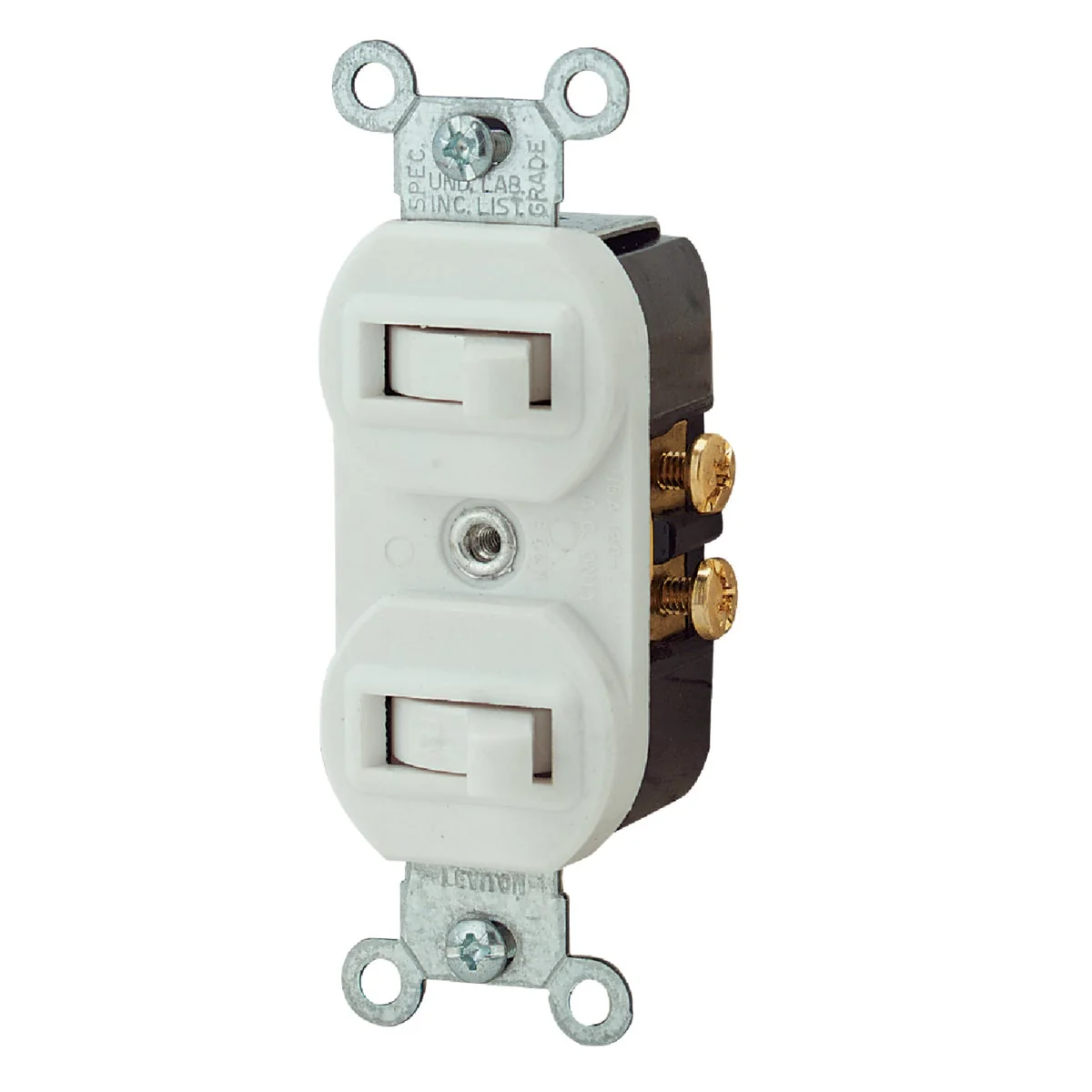 Recyclable Leviton Single Pole 3-Way White 15A Duplex Switch Quality