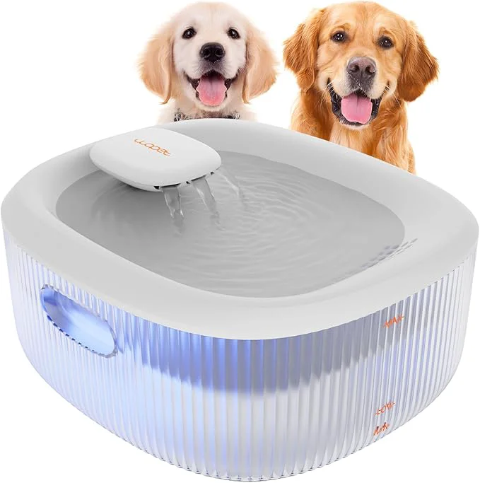 Top-Quality WOPET Dog Water Fountain for Large Dogs 6L 205oz 1.7Gal Dog Water Bowl Clean