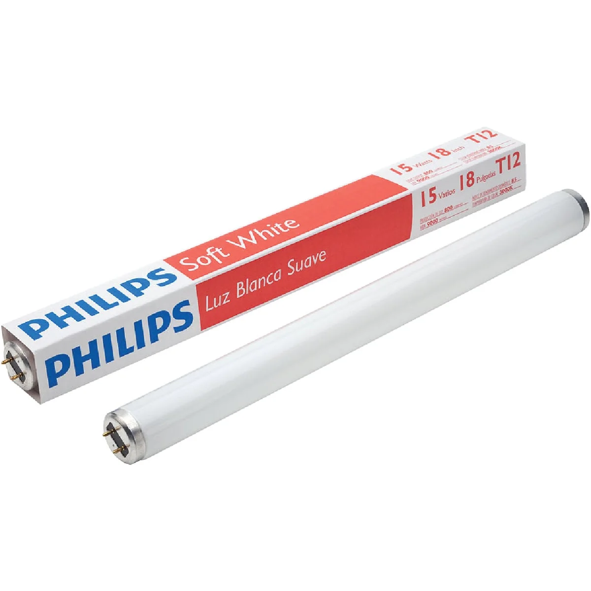 Carefully Designed Philips ALTO 15W 18 In. Soft White T12 Medium Bi-Pin Fluorescent Tube Light Bulb Premium