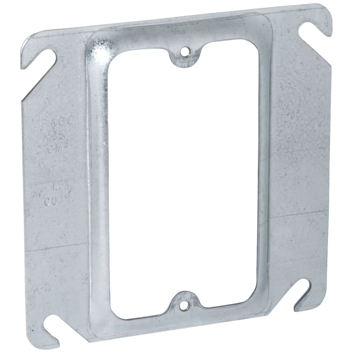 Efficient Raco 1-Device Combination 4 In. x 4 In. Square Raised Cover Pure