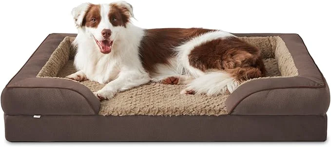 Professional INVENHO Orthopedic Dog Bed for Large Dogs Washable Waterproof Egg-Crate Foam Dog Couch Bed with Washable Removable Cover Waterproof Lining and Nonskid BottomAbout ThisOverview Next-Generation