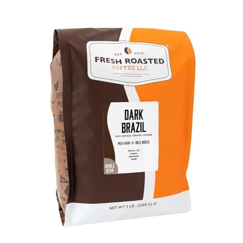 Effective Dark Brazil Whole Bean Coffee 80 Ounce Powerful