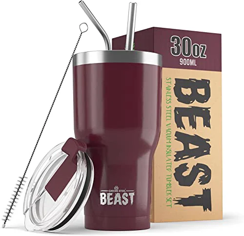 Environmentally Friendly Beast 30 oz Tumbler Stainless Steel Vacuum Insulated Coffee Ice Cup Double Wall Travel Flask Fast