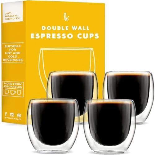 Green Espresso Cups Set of 4 4 Count Practical