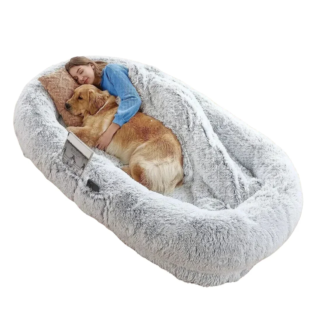 Dependable Μεγάλο κρεβάτι CozyCloud για σκύλους και ανθρώπους Exceptional