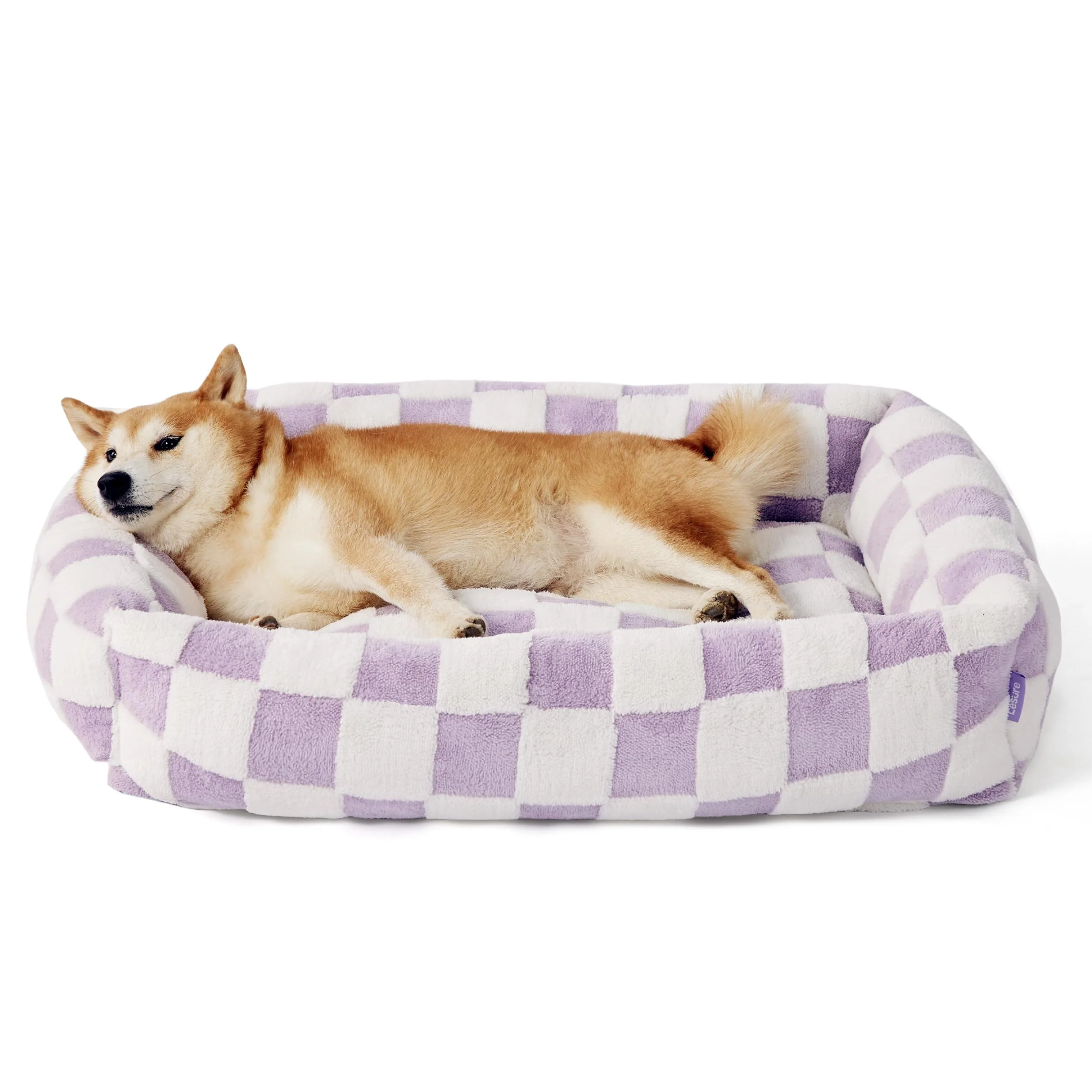 Eco-Friendly LE SURE Cute Dog Bed for Large Dogs – Washable Rectangular Orthopedic Bed with Anti-Slip Bottom Practical