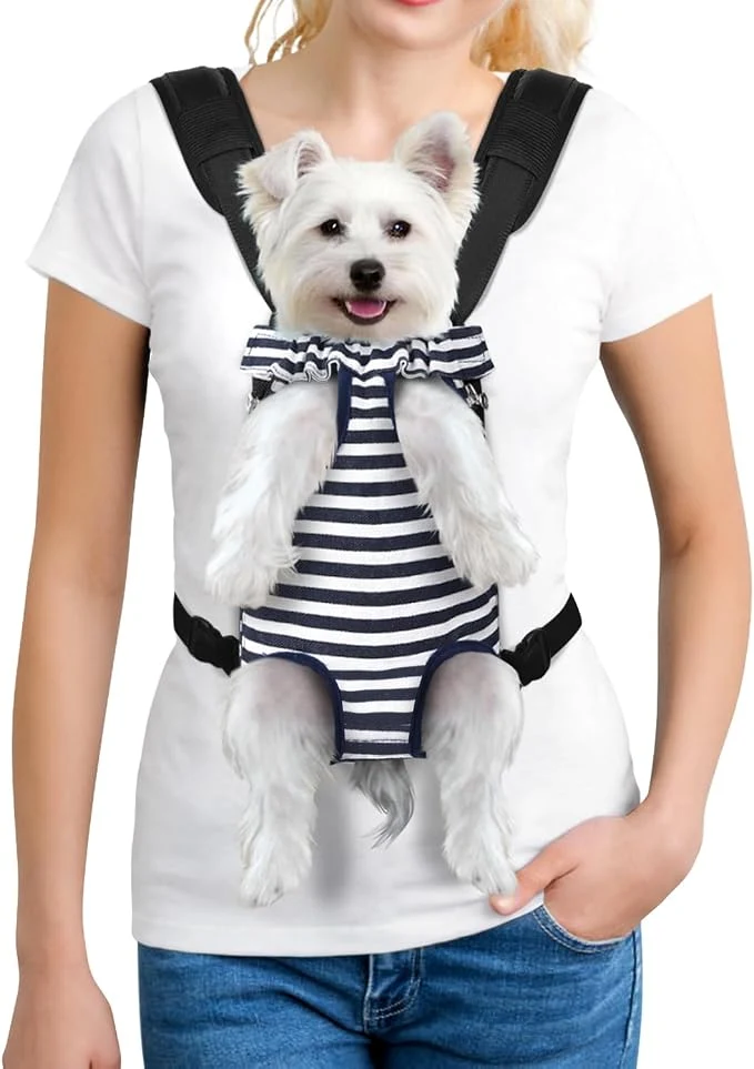 Premium YUDODO Pet Dog Carrier Backpack Adjustable Dog Front Carrier Legs Out Easy-Fit Original