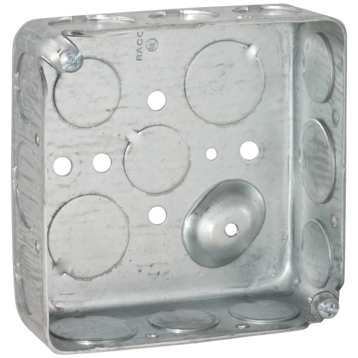 Excellent Raco Screw-On 4 In. x 4 In. Drawn Steel Square Box Eco-Friendly