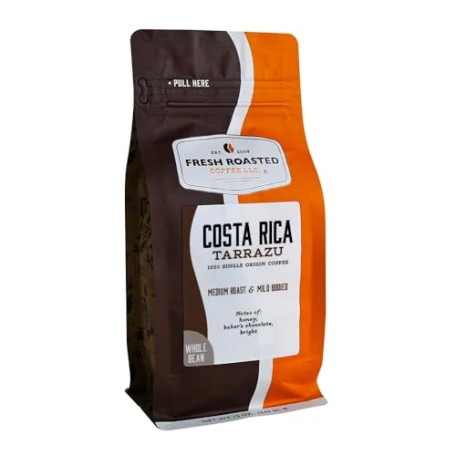 Green Costa Rican Tarrazu Whole Bean Coffee 12 Ounce Top-Quality