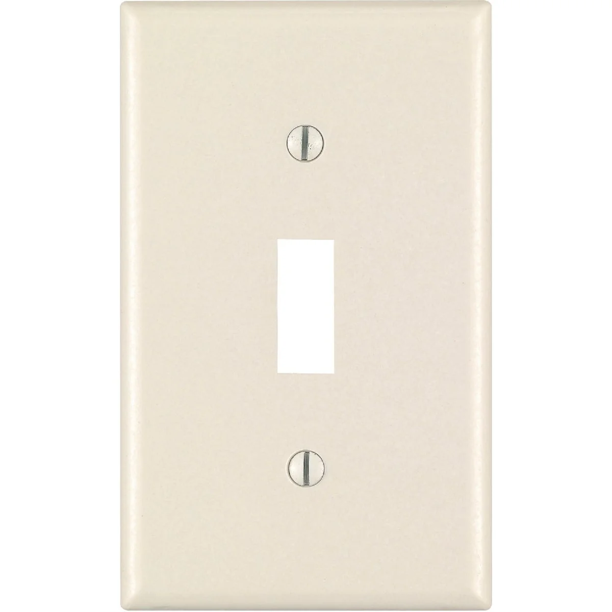 User-Friendly Leviton 1-Gang Plastic Toggle Switch Wall Plate Light Almond 10-Pack Genuine