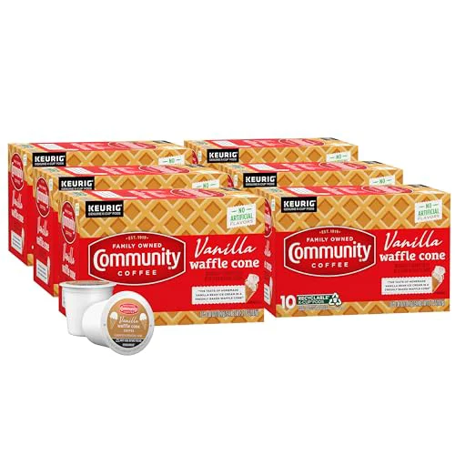 Fast Vanilla Waffle Cone 60 Count Coffee Pods Fine Crafted